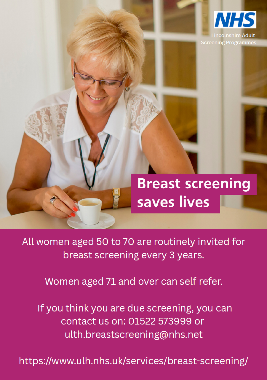 💗 Routine Breast Screening Saves Lives 💗