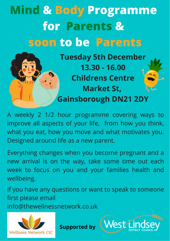 Mind and body programme for parents or soon to be parents